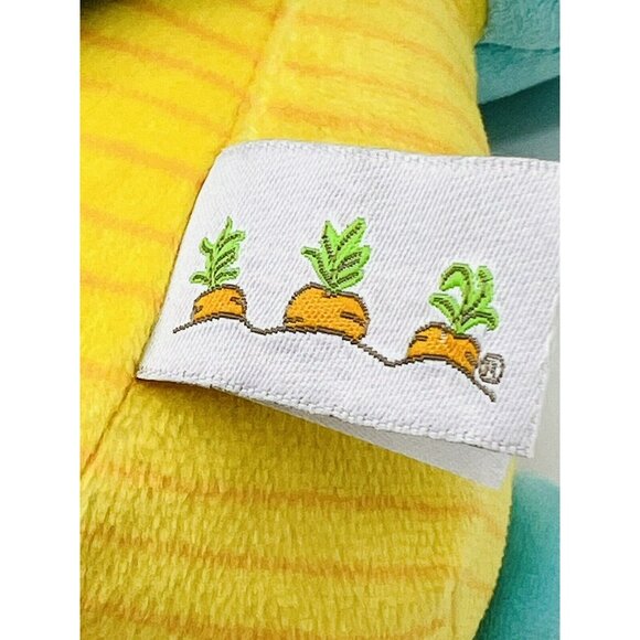 Bunnies by the Bay Blue Piper Bunny Rabbit Yellow Striped Plush 8 inch Stuffed - Picture 4 of 7